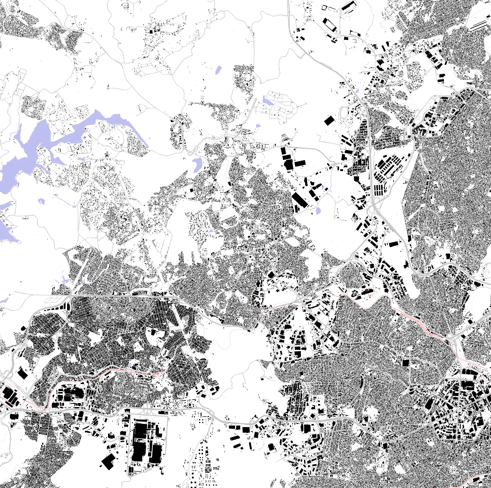 Contagem figure ground plan