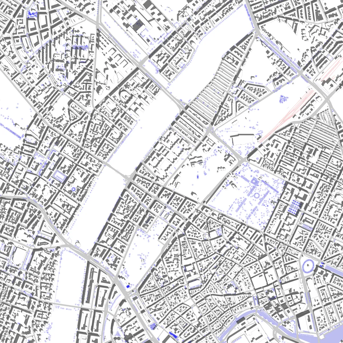 Copenhagen Lageplan (2,5 km)