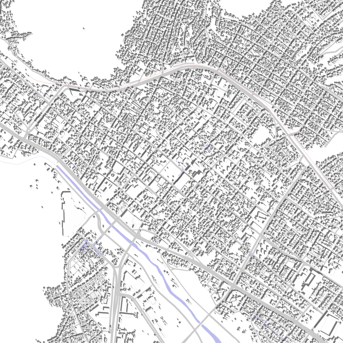 Copiapó site plan (2.5 km)