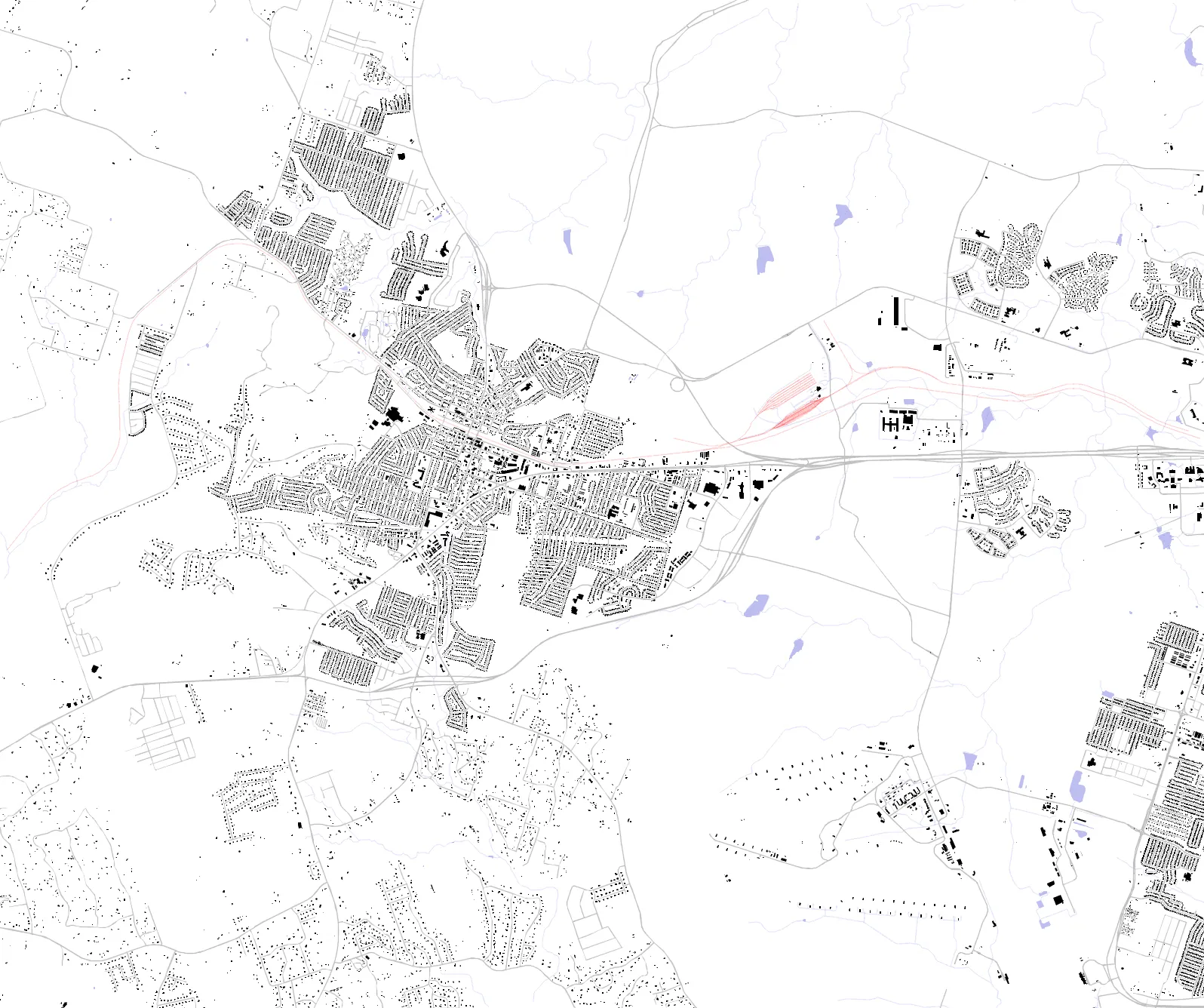 Copperas Cove figure ground plan