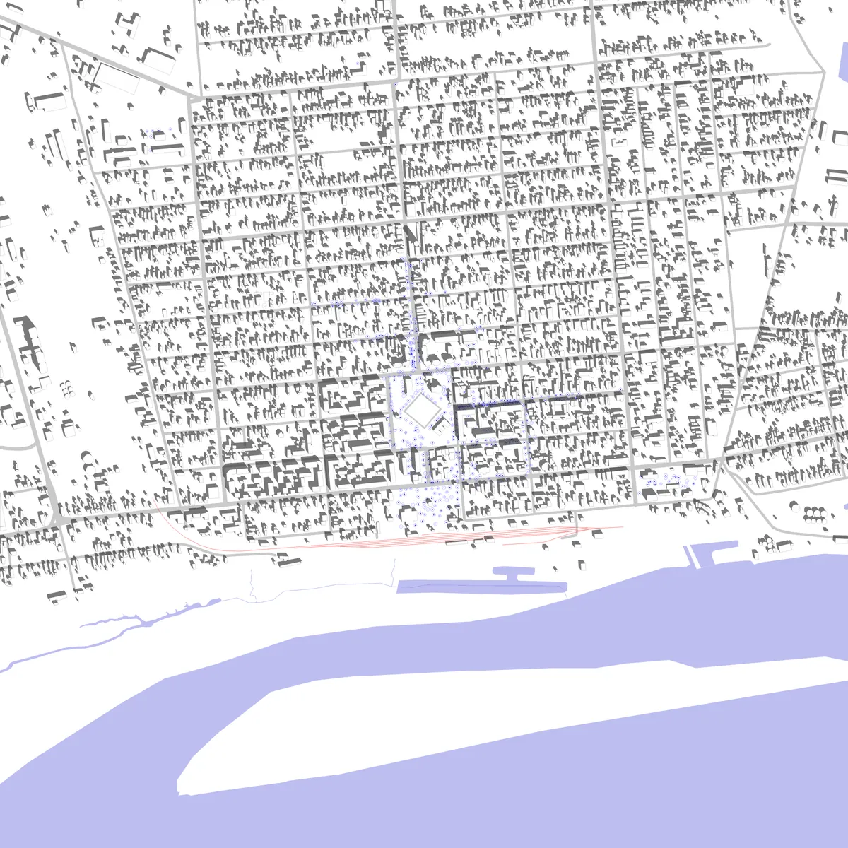 Corabia site plan (2,5 km)