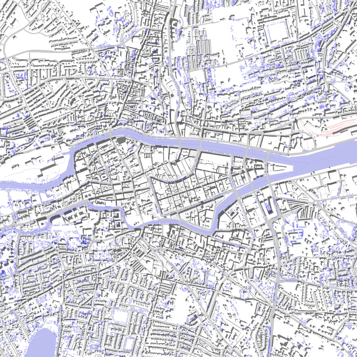 Cork site plan (2.5 km)