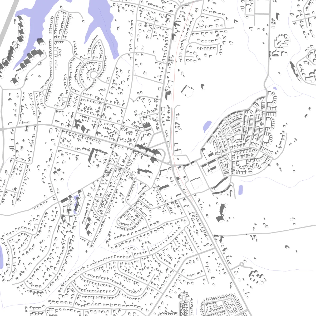 Cornelius site plan (2.5 km)