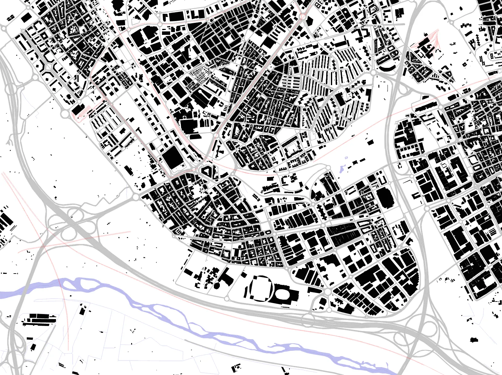 Cornellà de Llobregat plano de masas