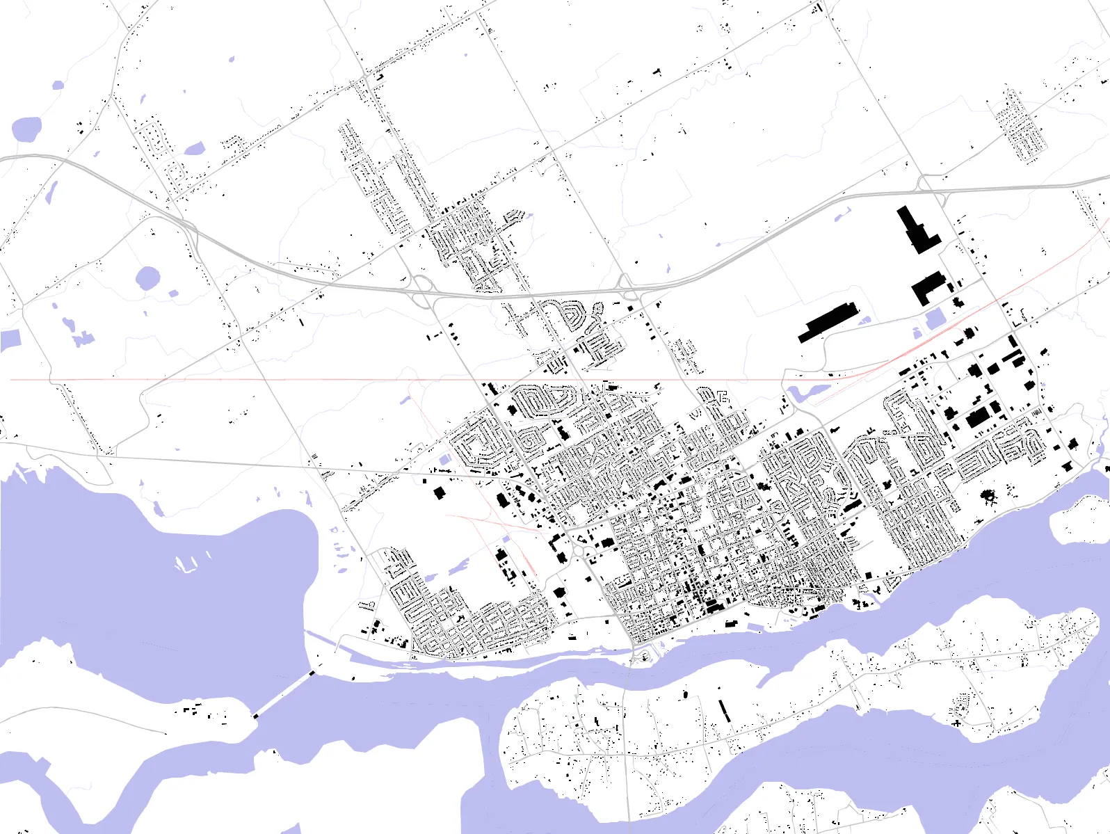 Cornwall figure ground plan
