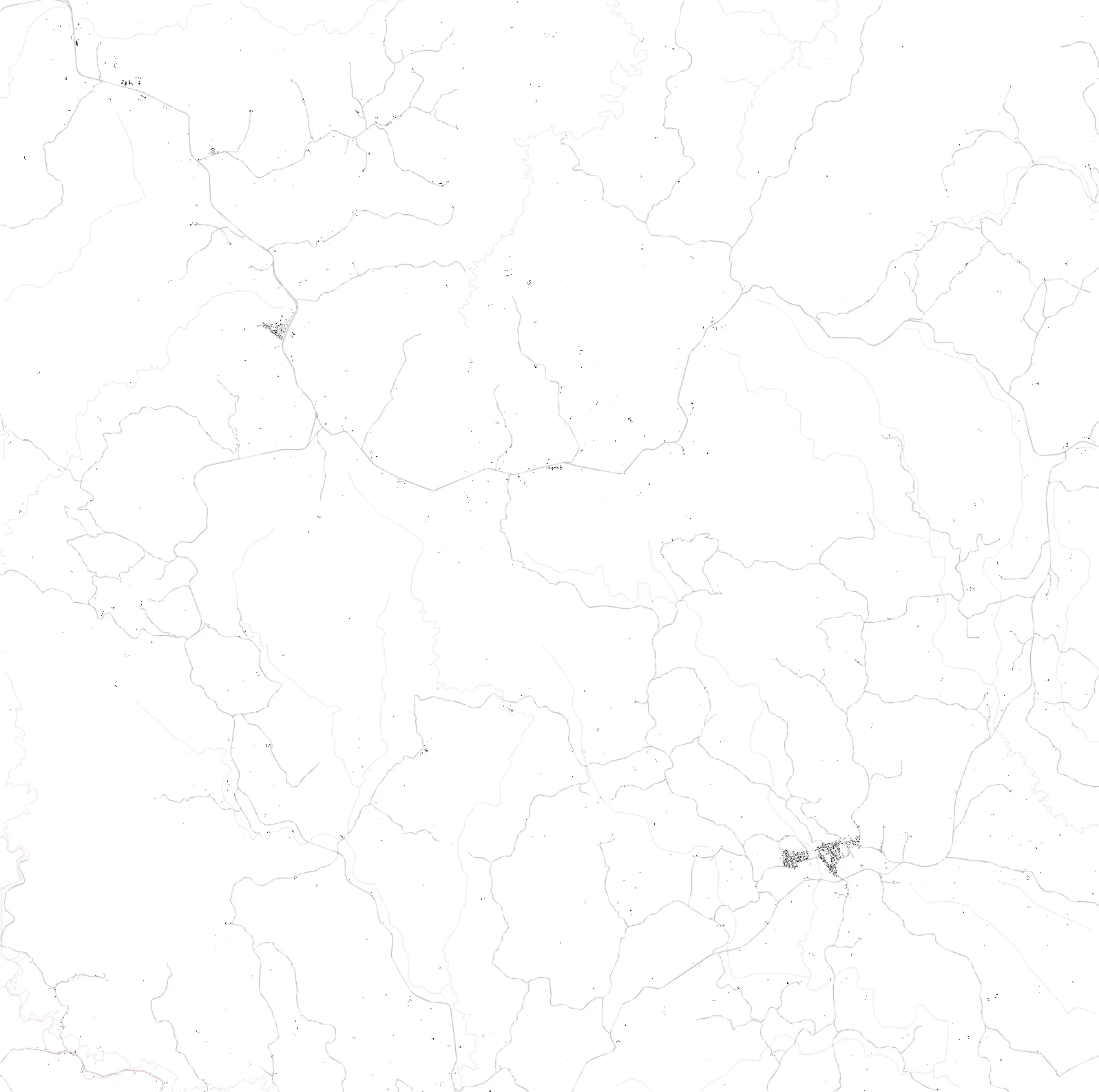 Córrego Danta planta de cheios e vazios