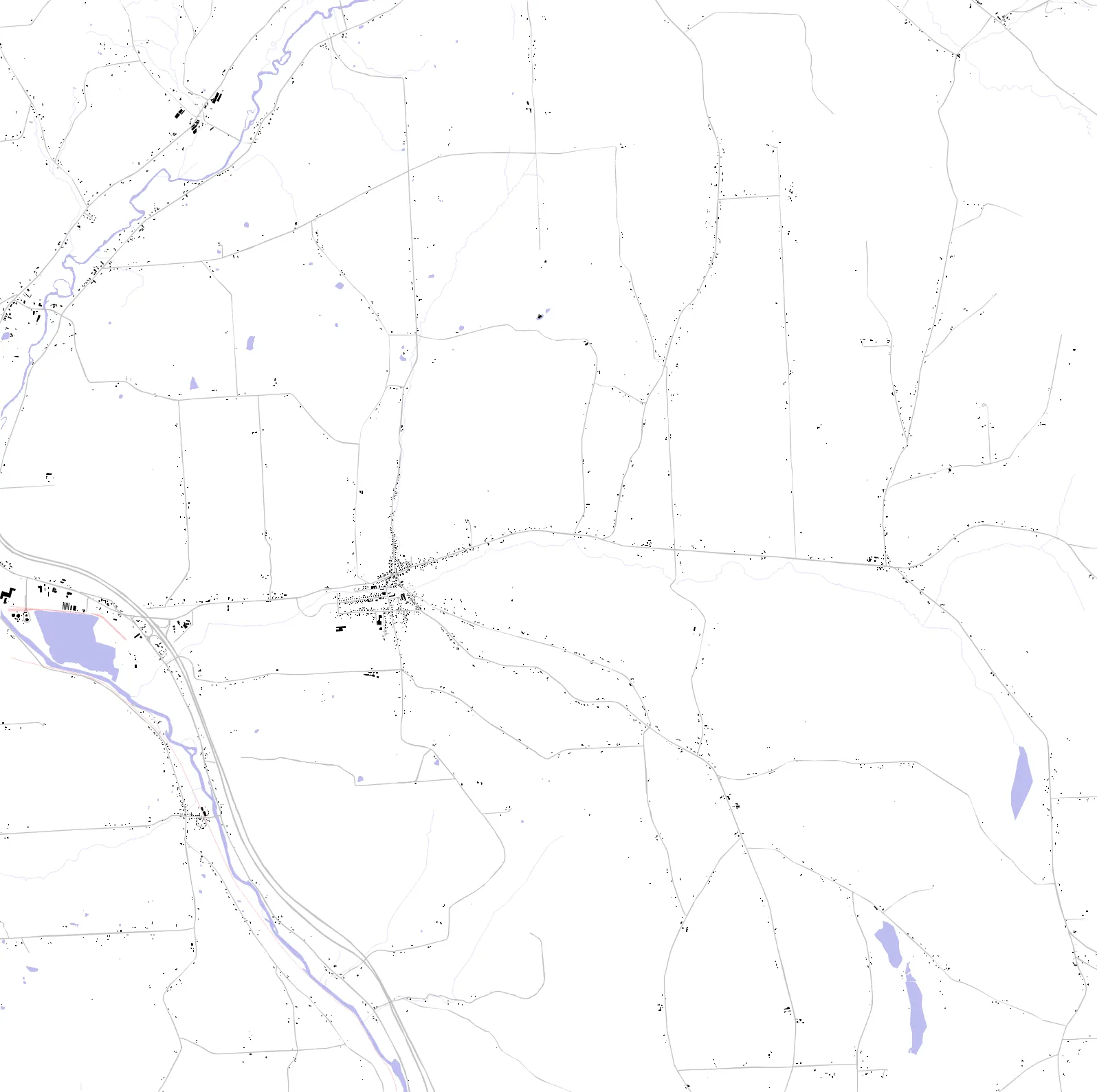 Cortland figure ground plan