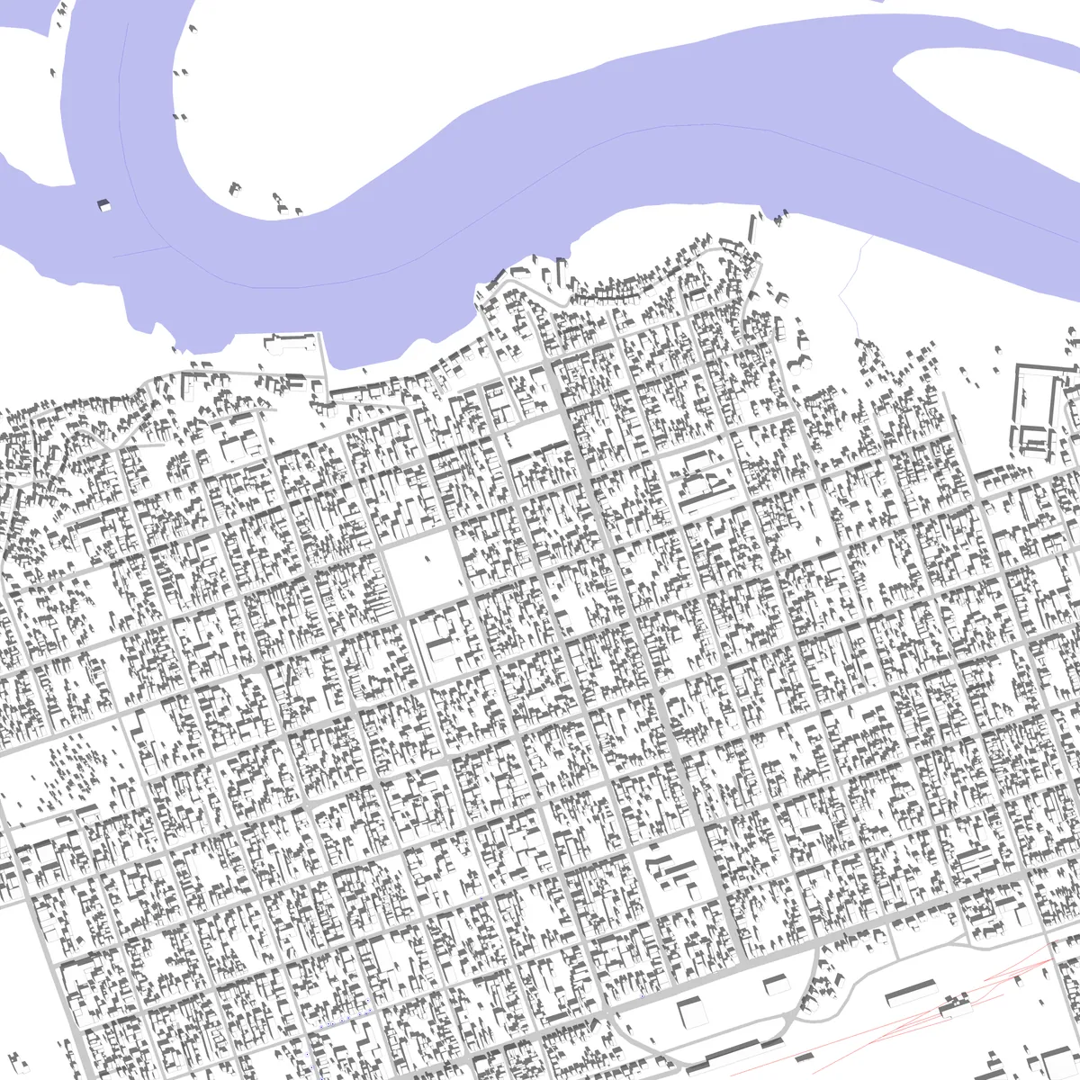 Corumbá planta de localização (2,5 km)