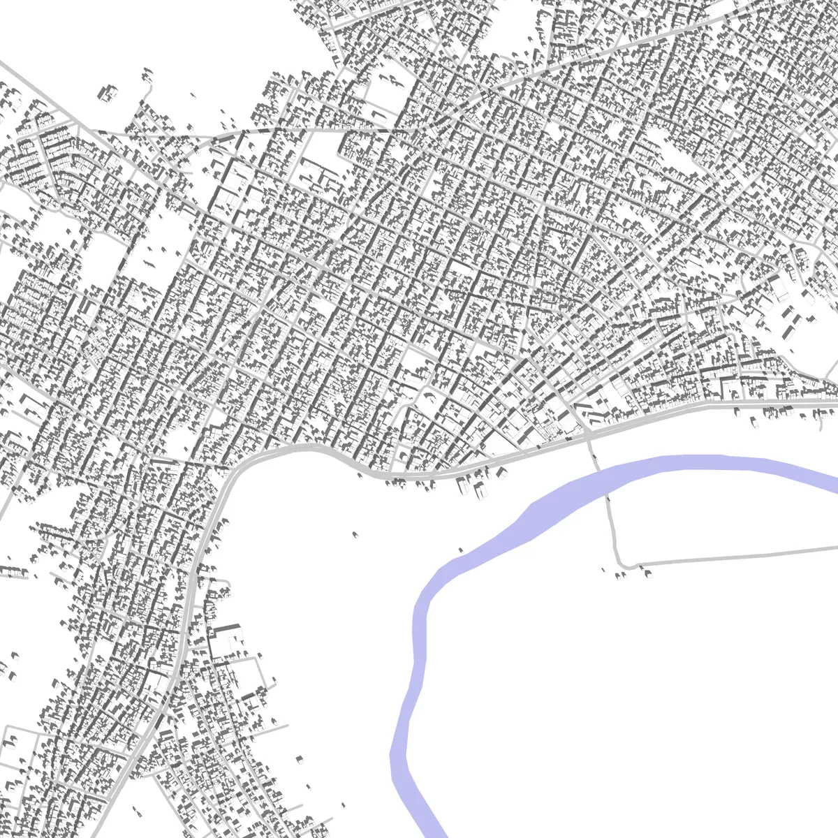 Cosamaloapan plano de situación (2,5 km)