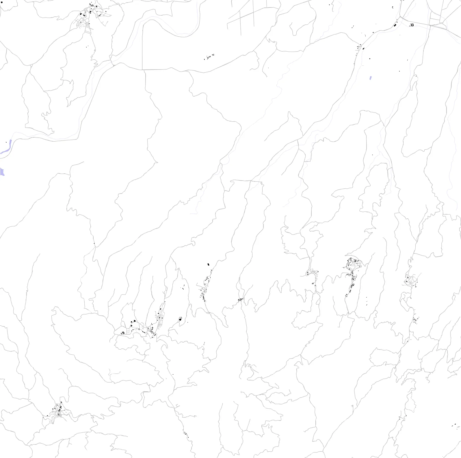 Cosenza planimetria a figura-sfondo