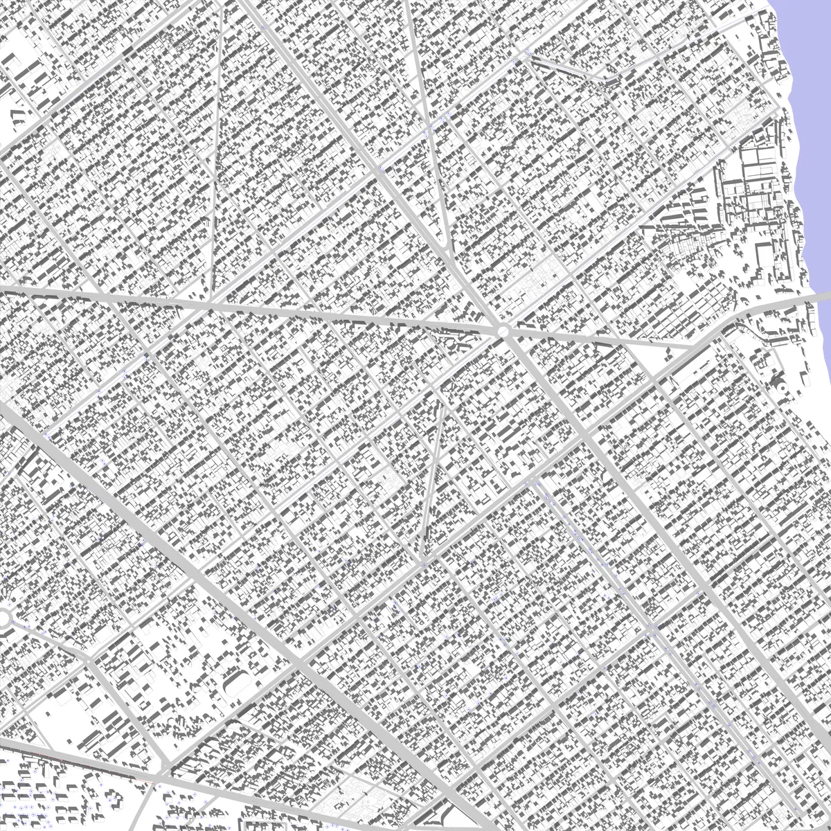 Cotonou plan de situation (2,5 km)