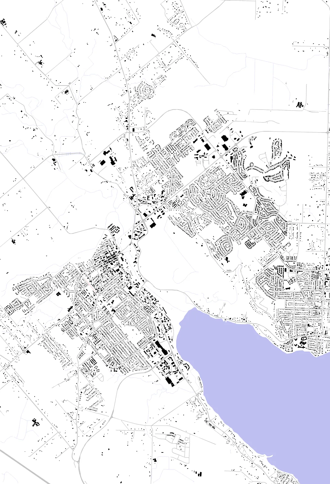 Courtenay figure ground plan