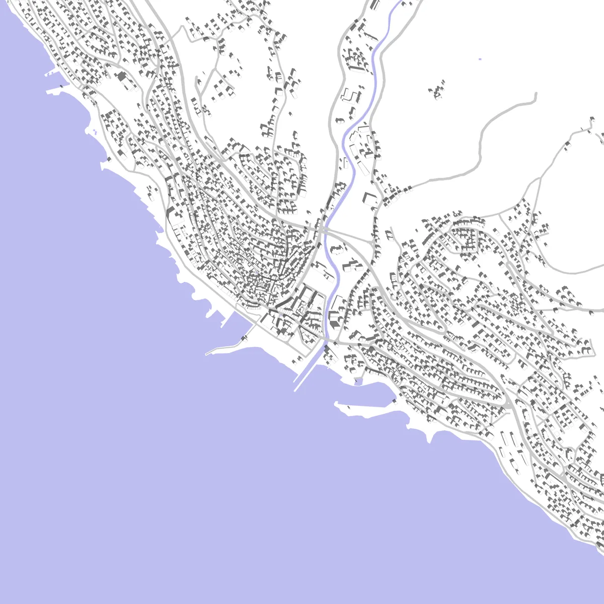Crikvenica site plan (2.5 km)