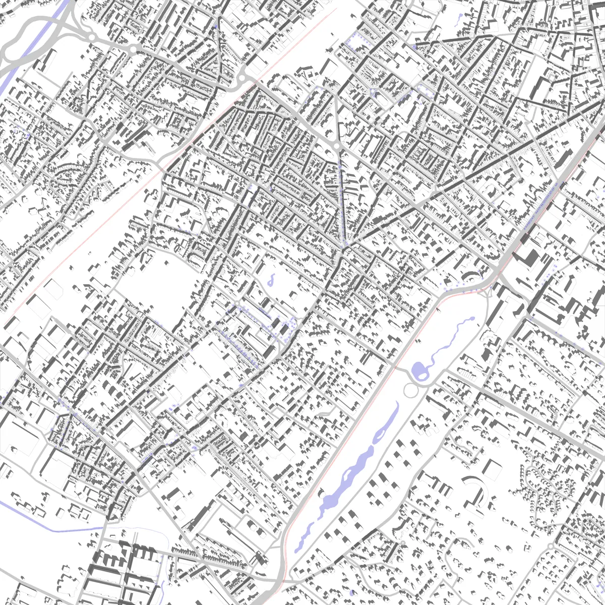 Croix plan de situation (2,5 km)