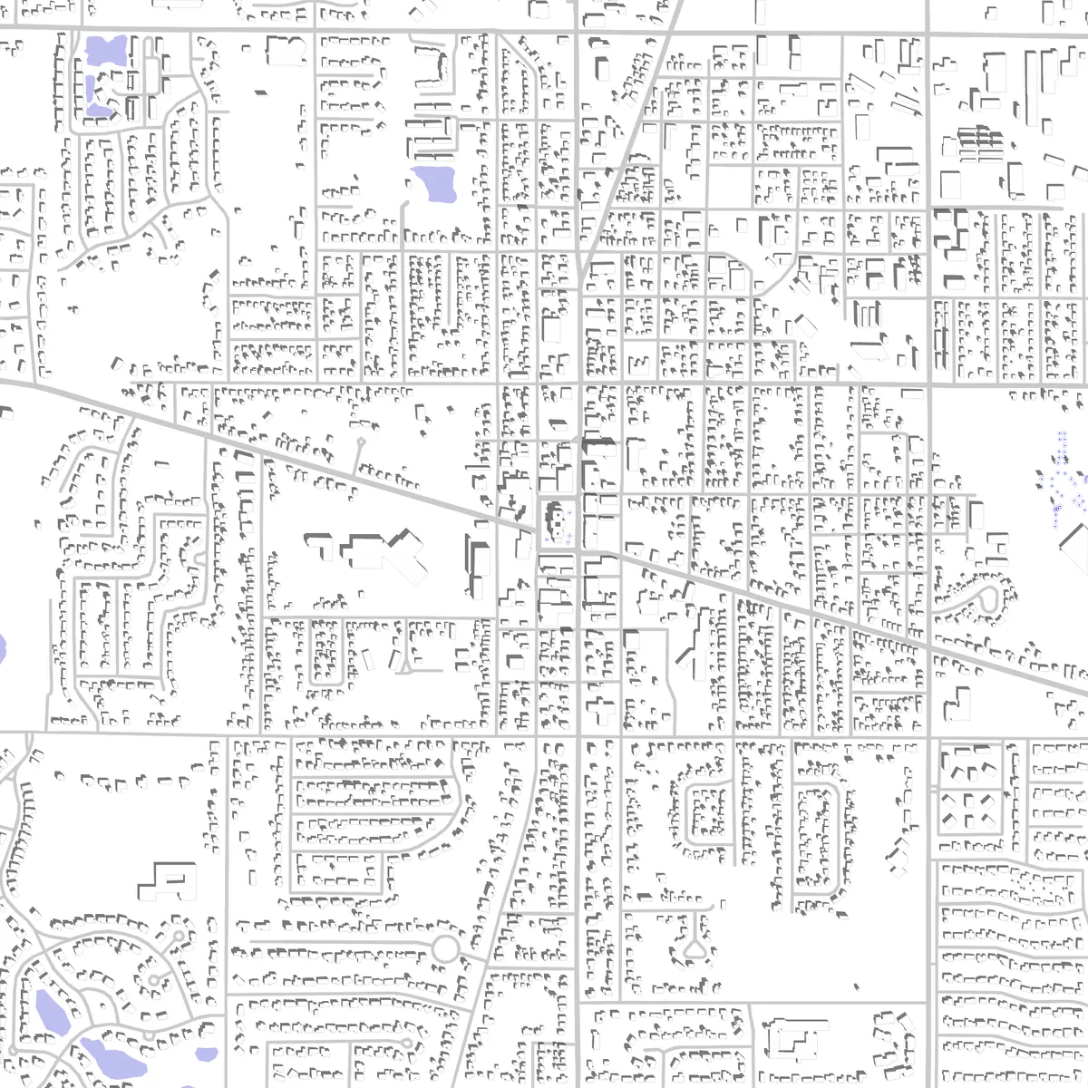 Crown Point Lageplan (2,5 km)