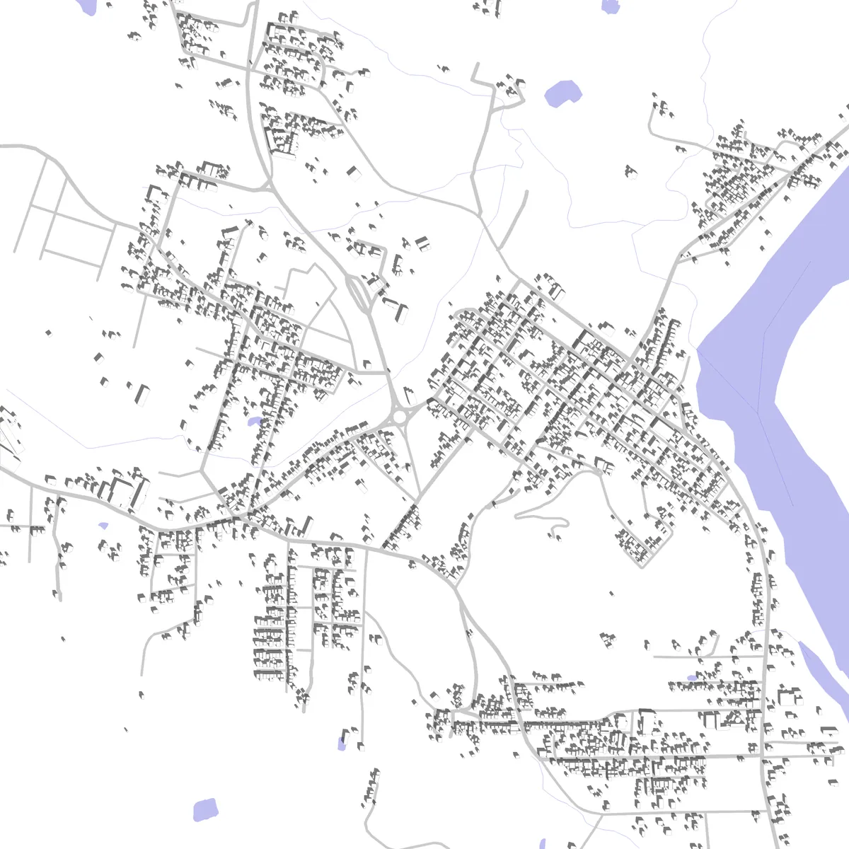 Cruzeiro do Sul planta de localização (2,5 km)