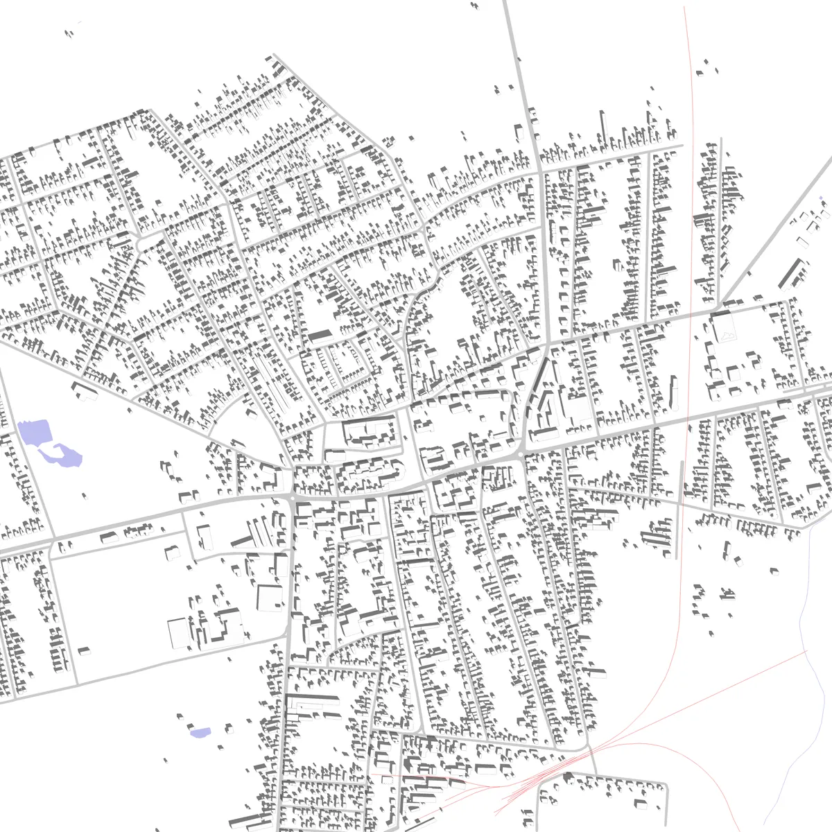 Csorna site plan (2,5 km)