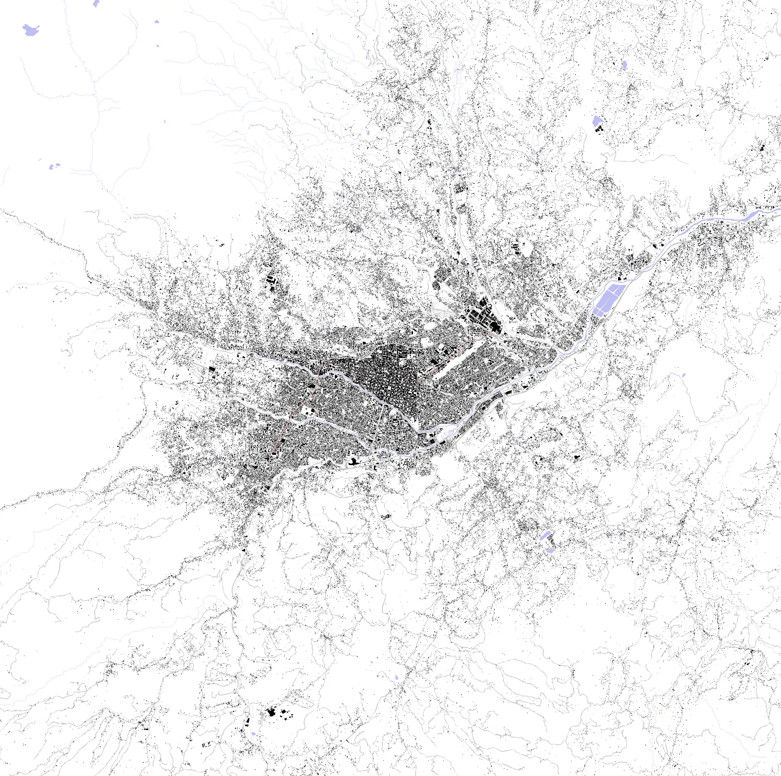 Cuenca plano de masas