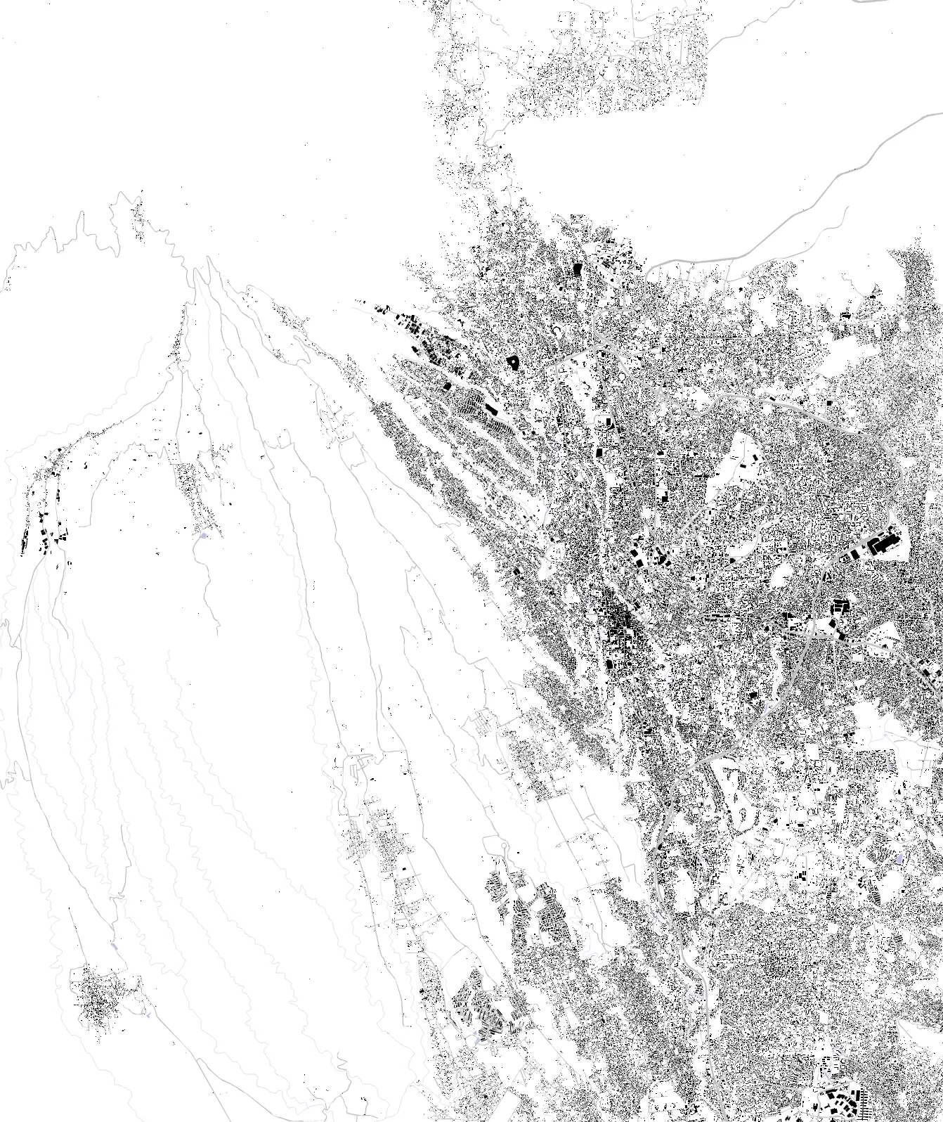 Cuernavaca figure ground plan