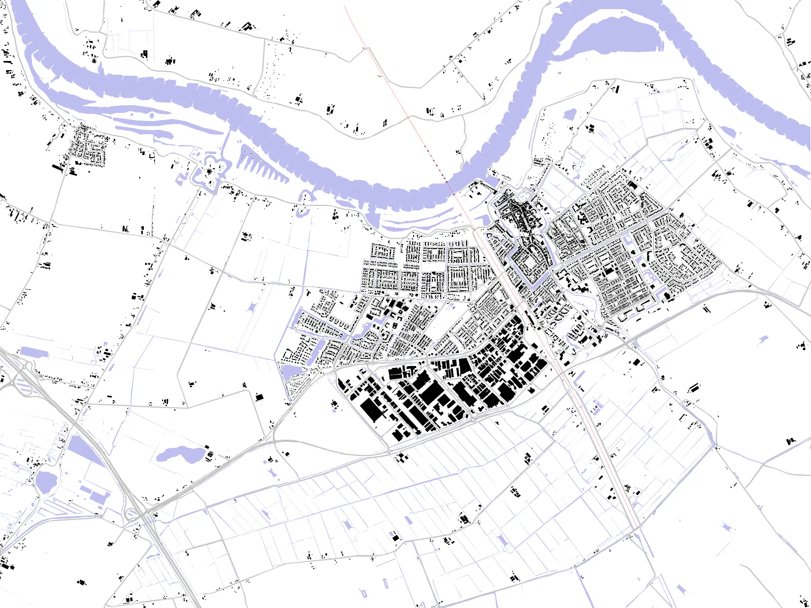 Culemborg figure ground plan