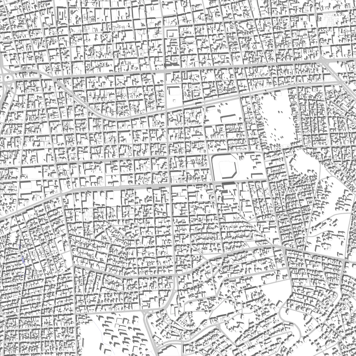 Culiacán plano de situación (2.5 km)