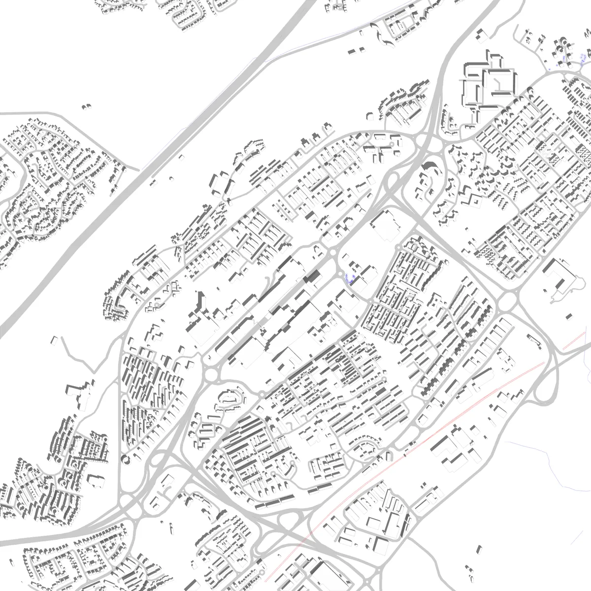 Cumbernauld site plan (2.5 km)