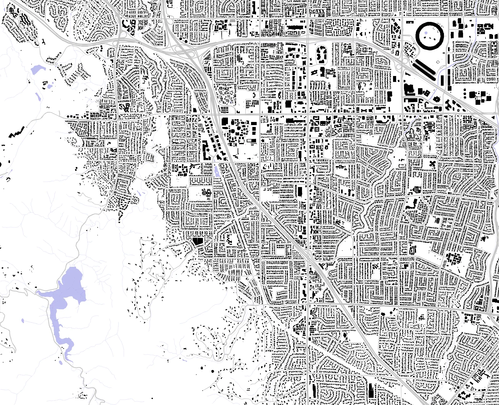 Cupertino Schwarzplan