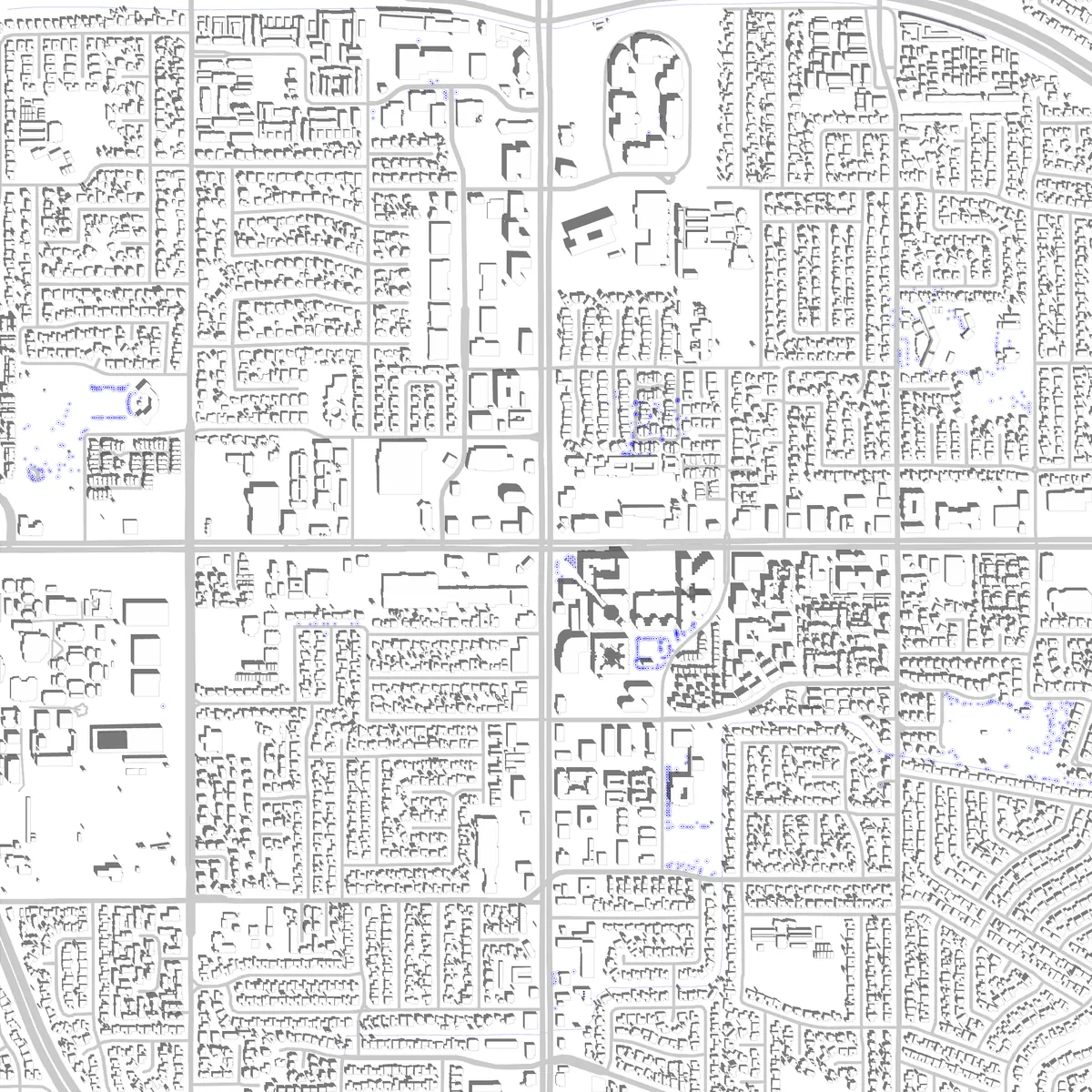 Cupertino Lageplan (2,5 km)