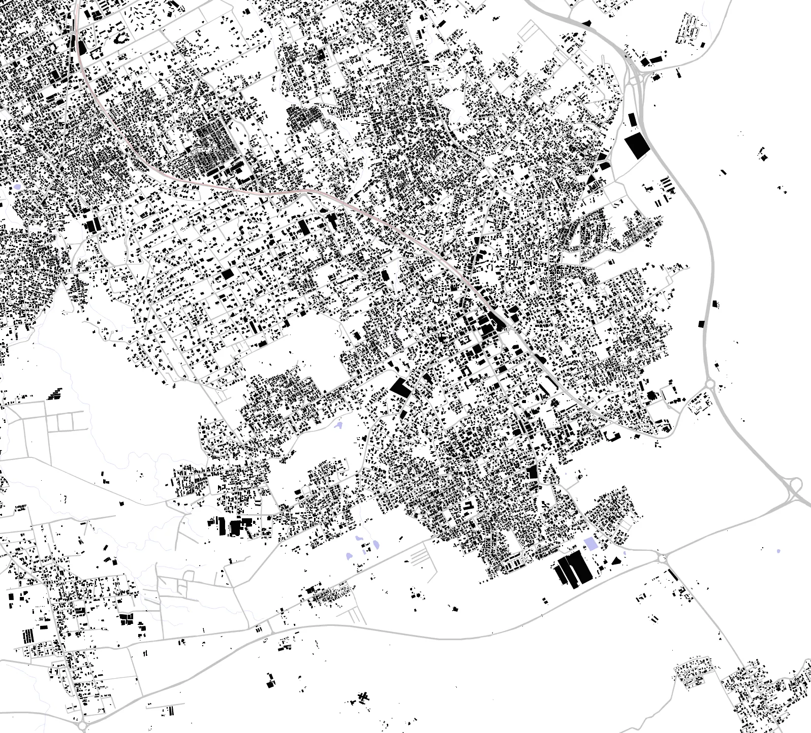 Curepipe figure ground plan