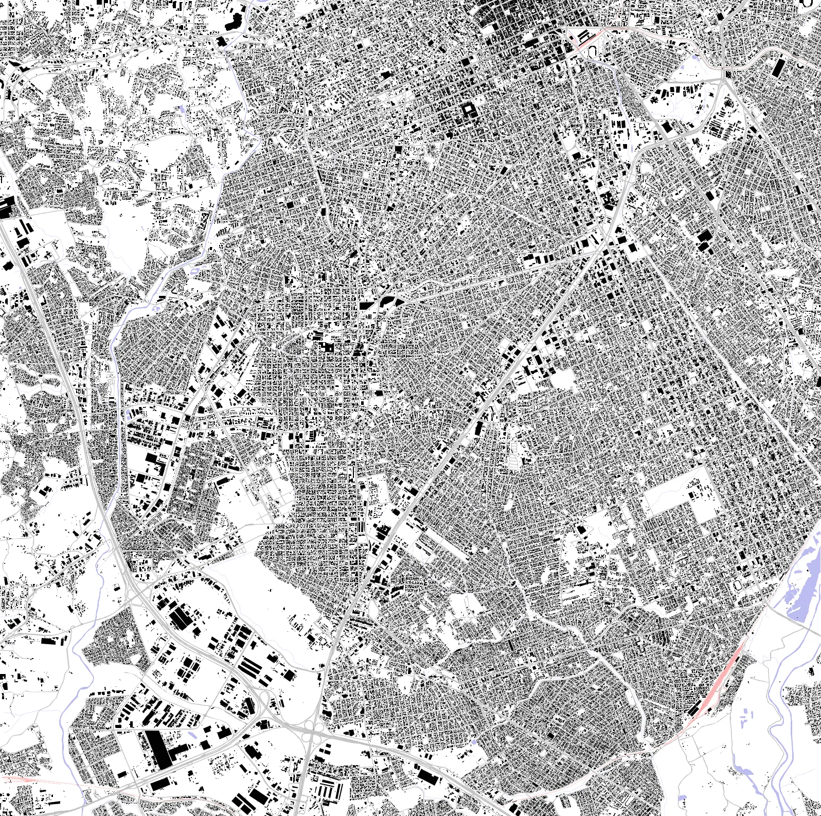 Curitiba figure ground plan
