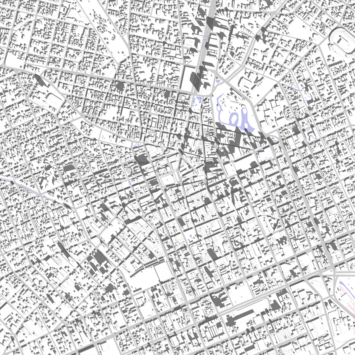 Curitiba site plan (2.5 km)