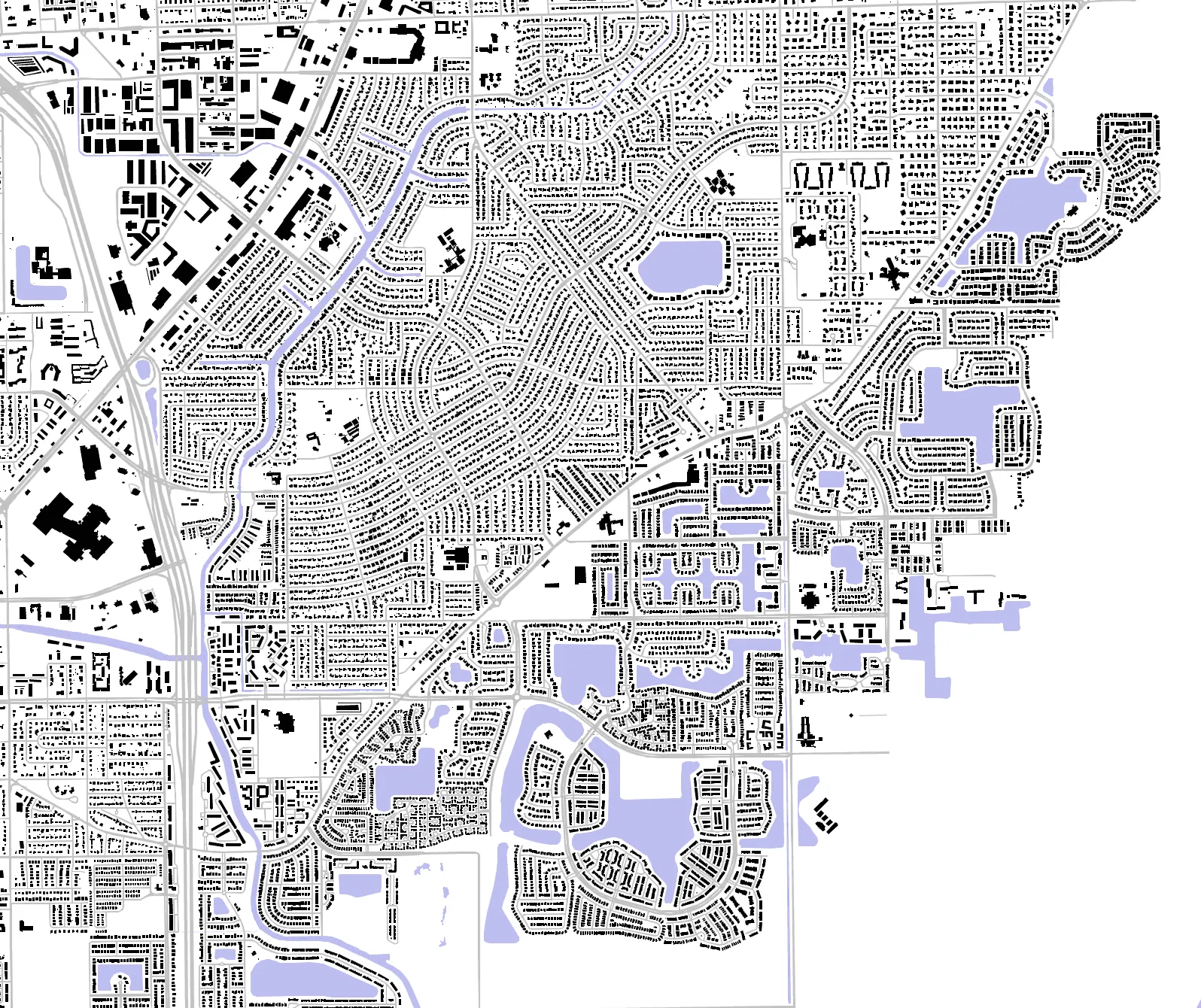 Cutler Bay figure ground plan
