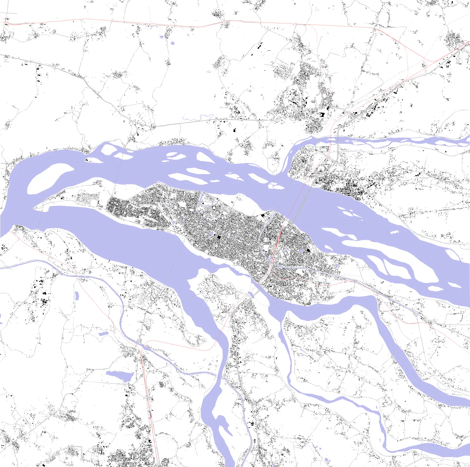 Cuttack figure ground plan