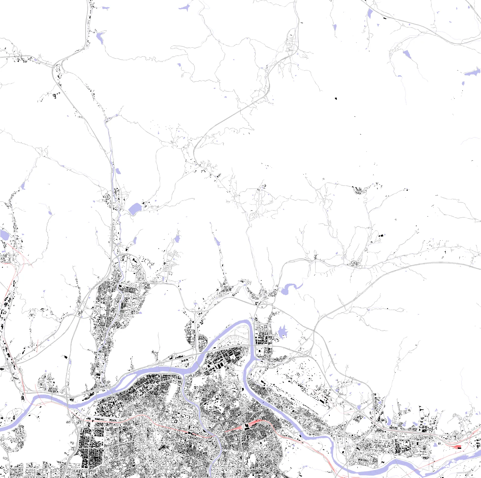 Daegu figure ground plan