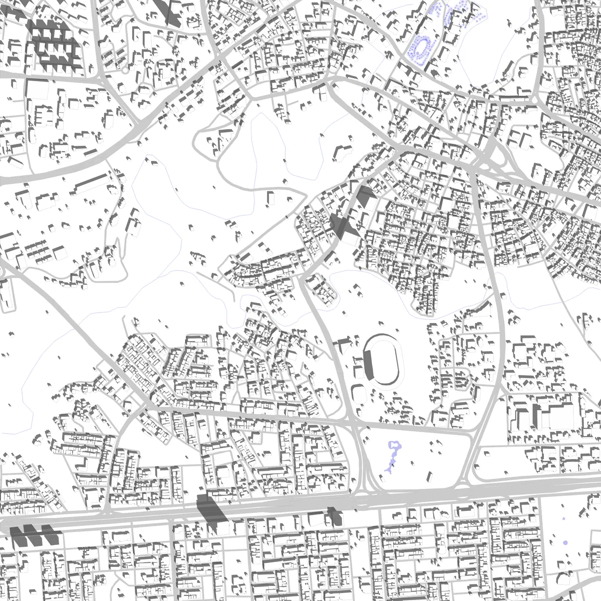Dahuk Lageplan (2,5 km)