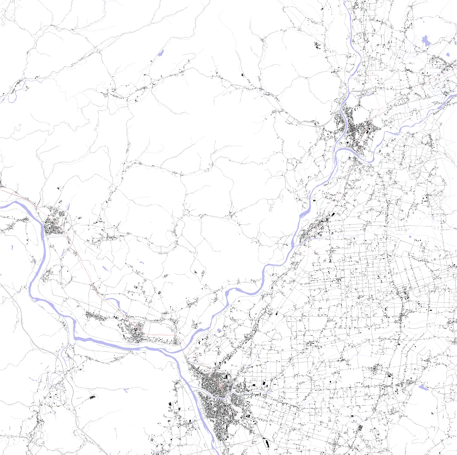 Daisen figure ground plan
