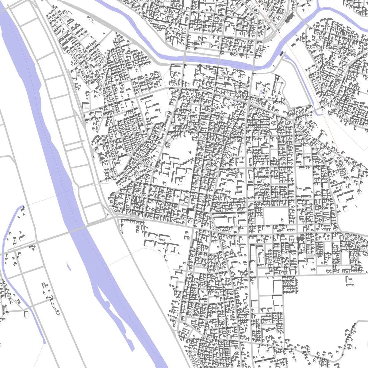 Daisen site plan (2.5 km)