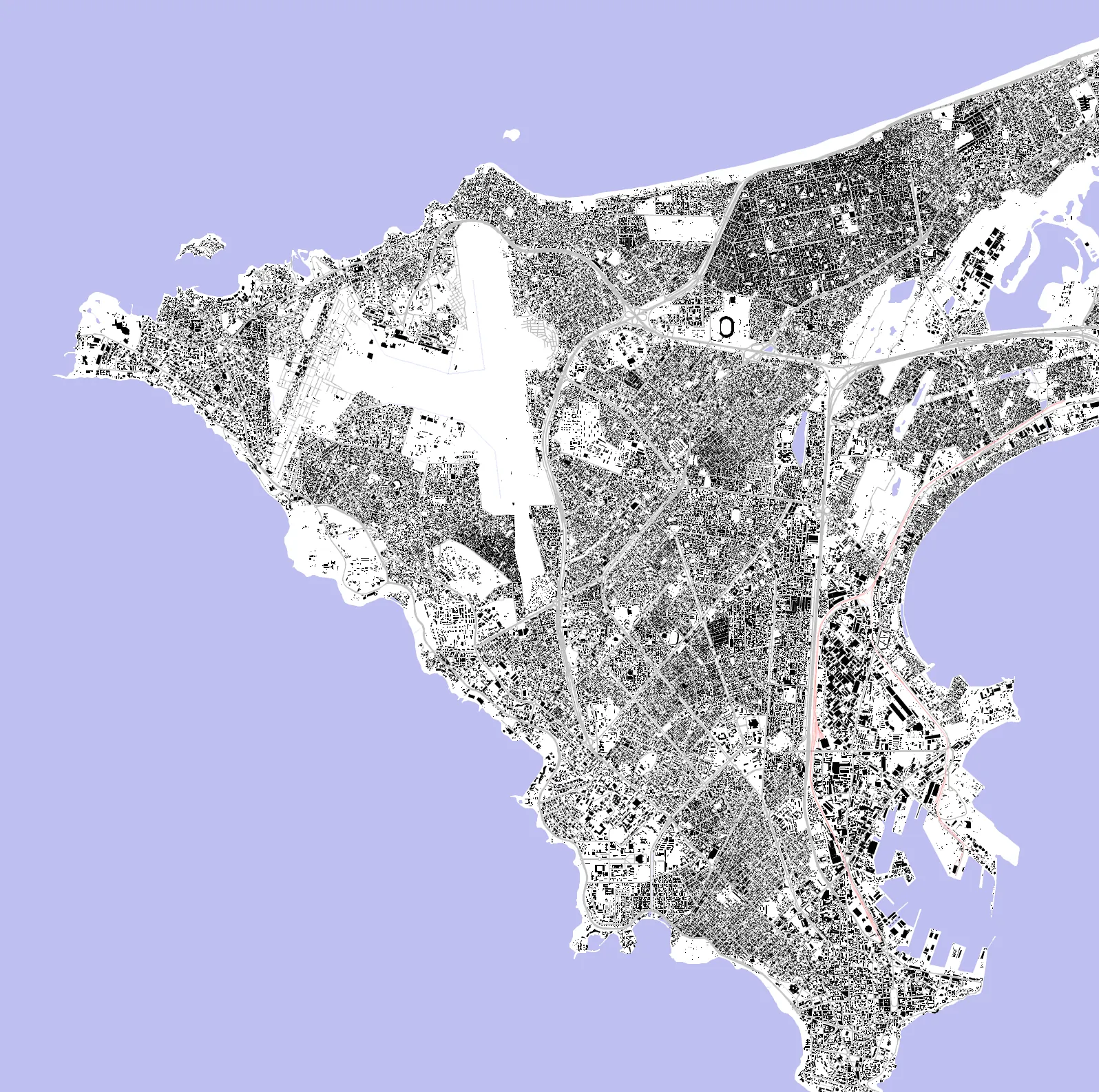 Dakar plan de masse