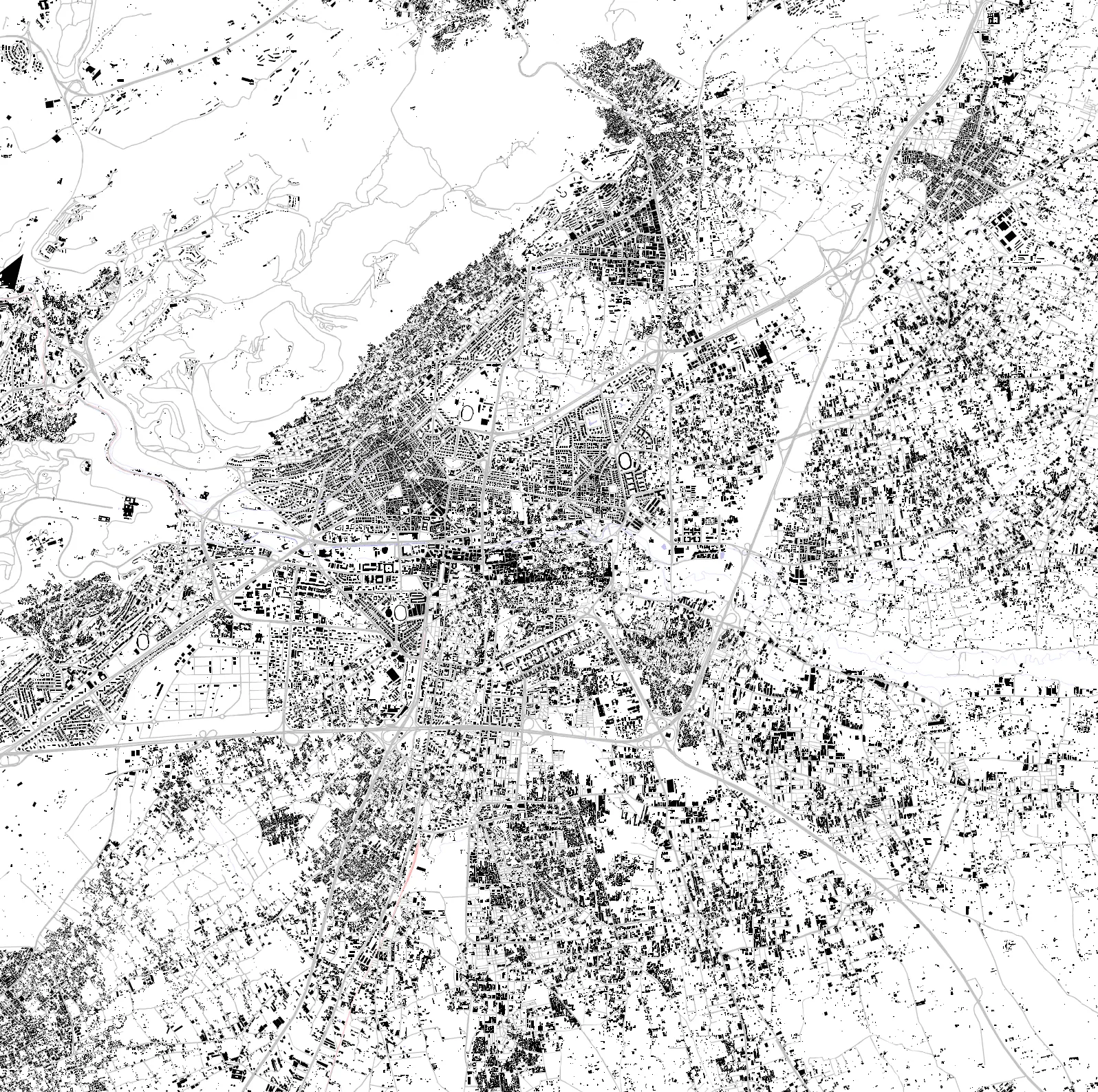 Damascus figure ground plan