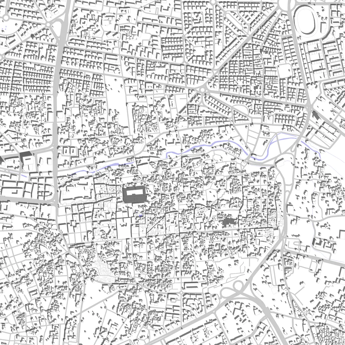 Damascus site plan (2.5 km)