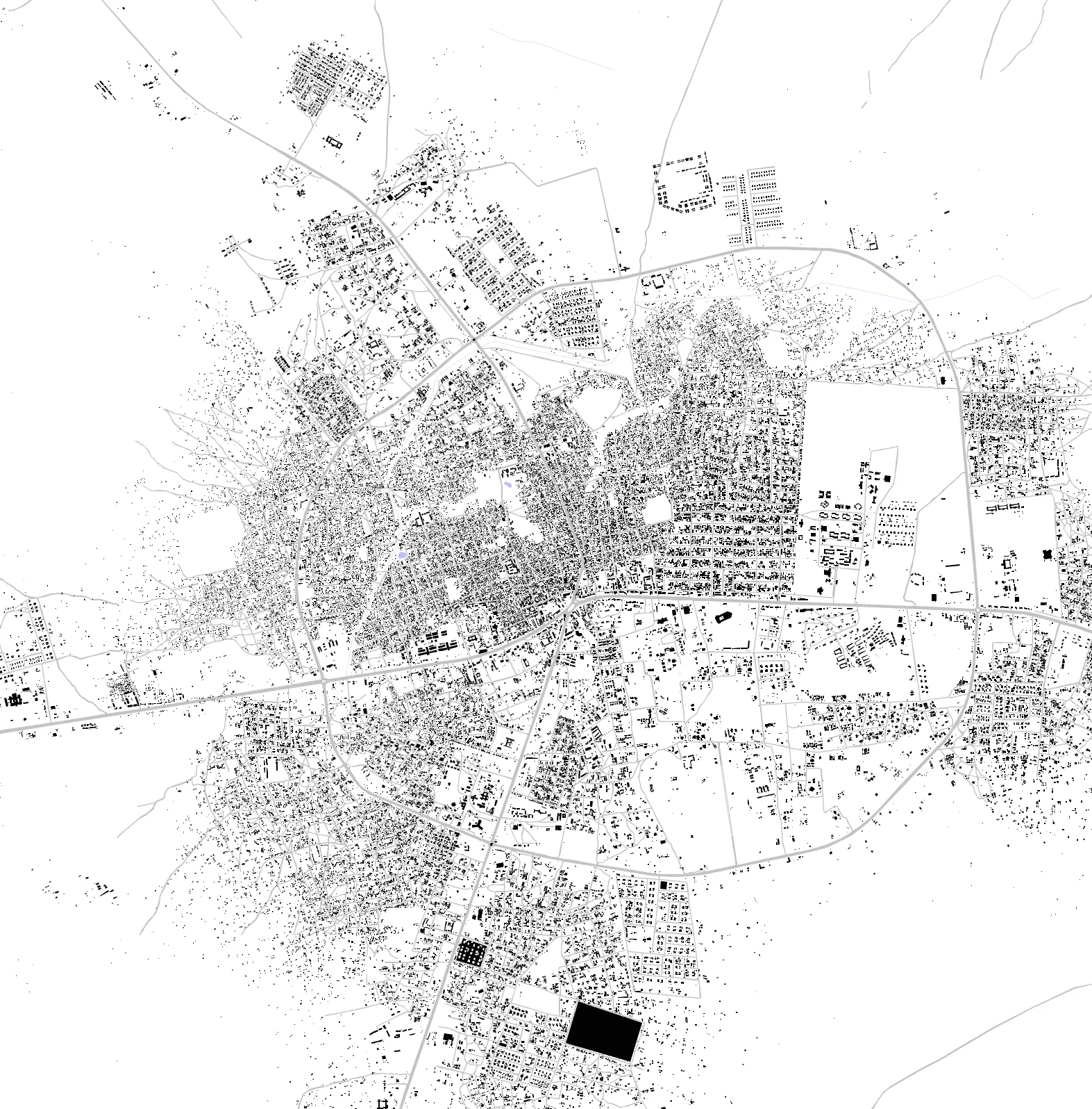 Damaturu figure ground plan