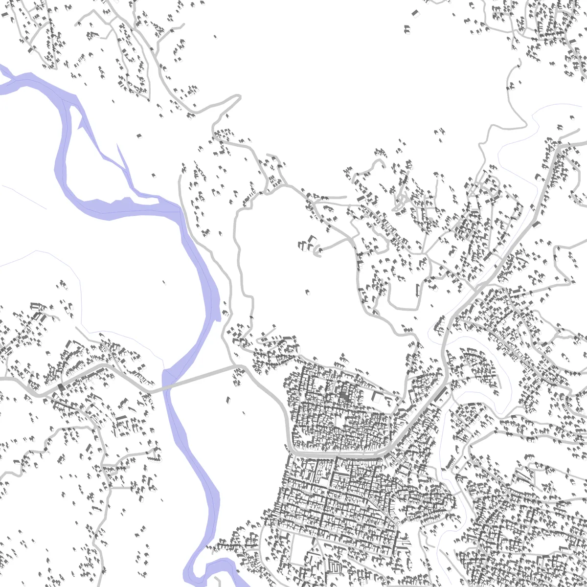 Damauli site plan (2.5 km)