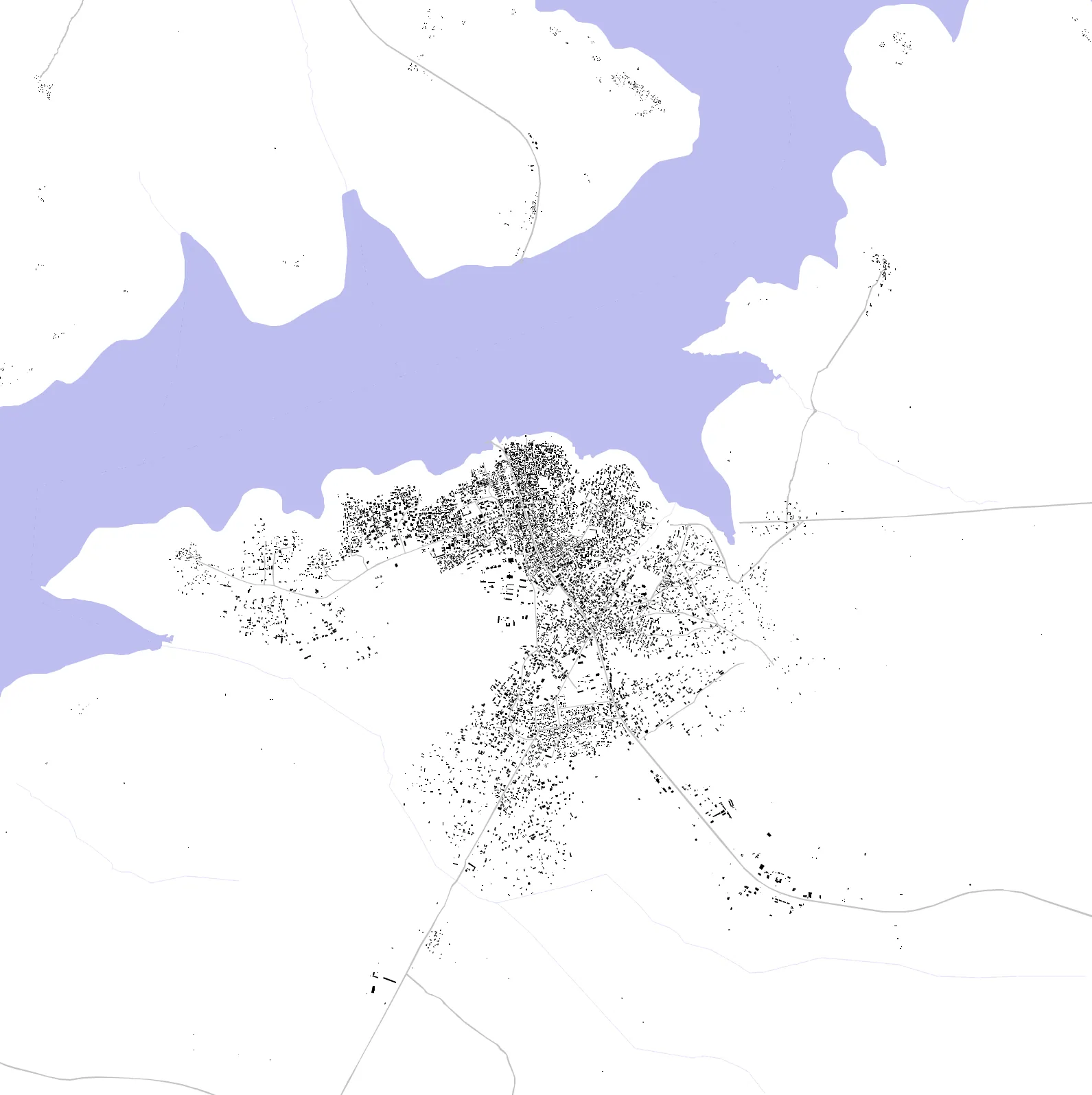 Dambai figure ground plan