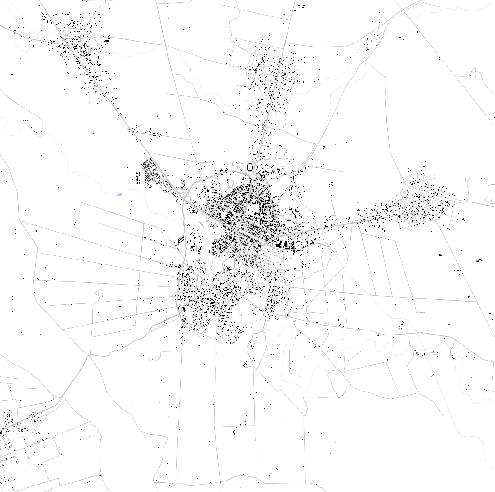 Daraa figure ground plan