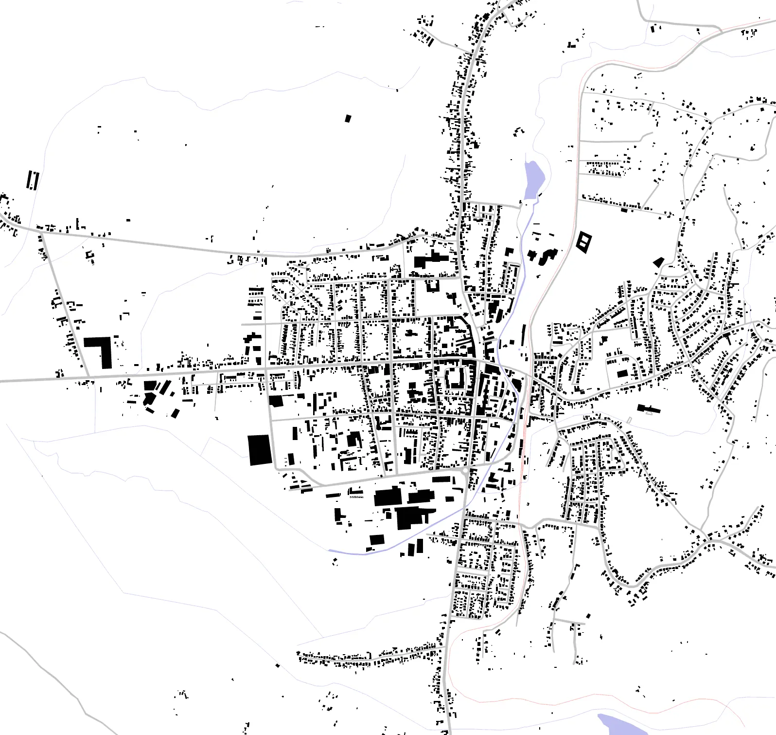 Daruvar figure ground plan