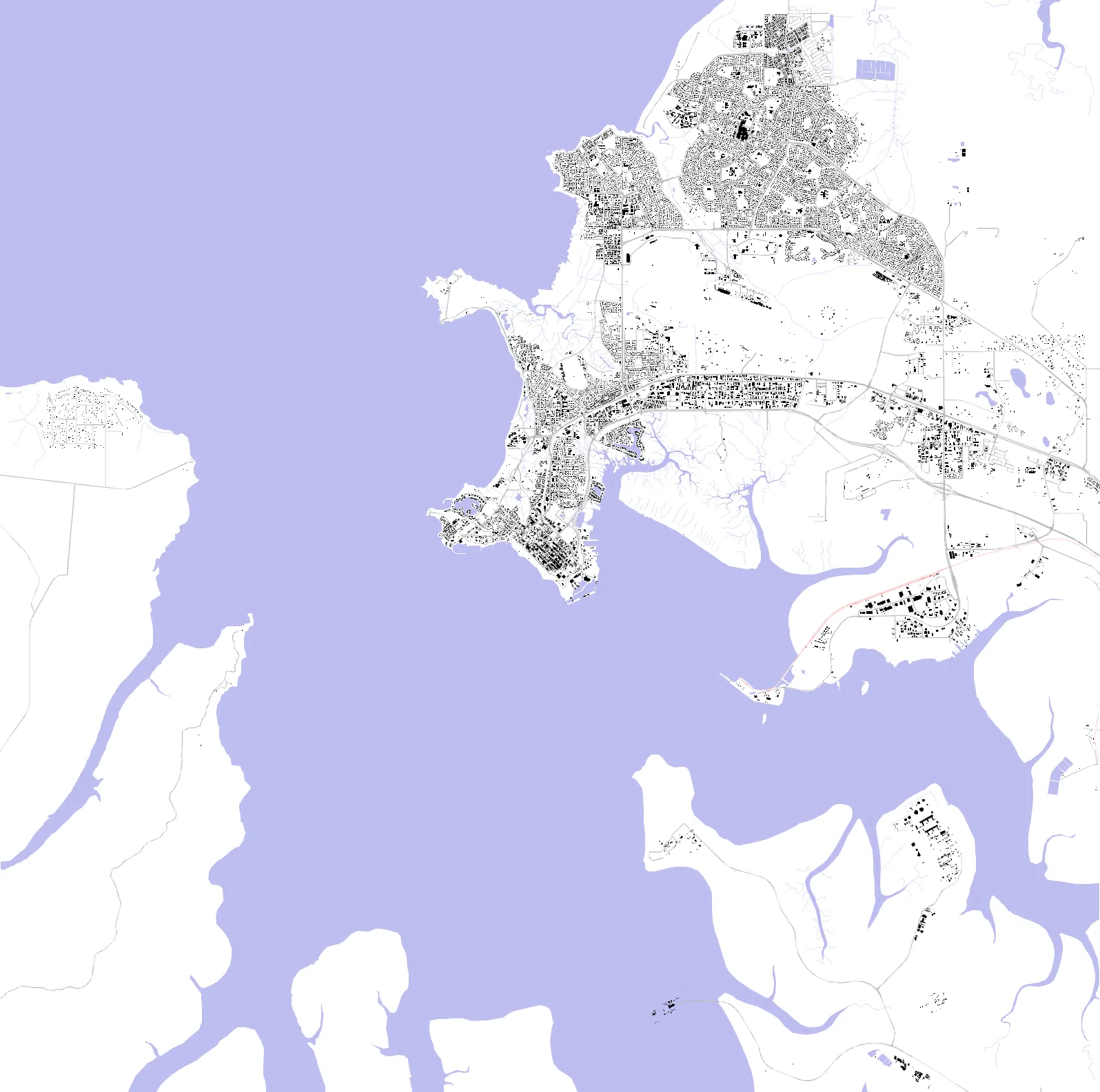 Darwin figure ground plan