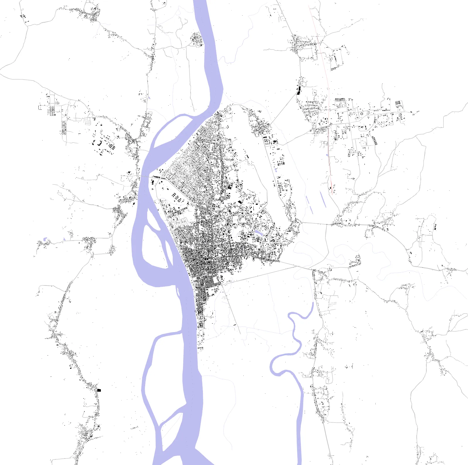 Dawei figure ground plan