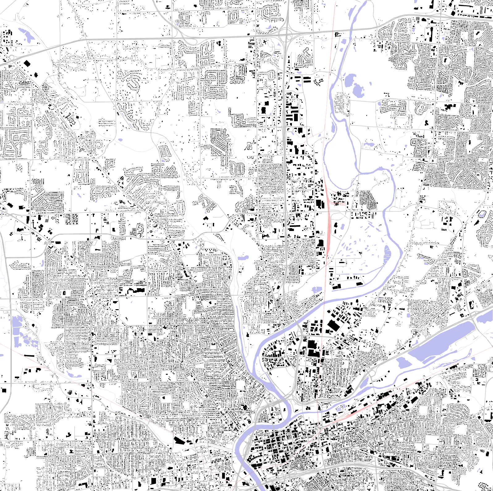 Dayton figure ground plan