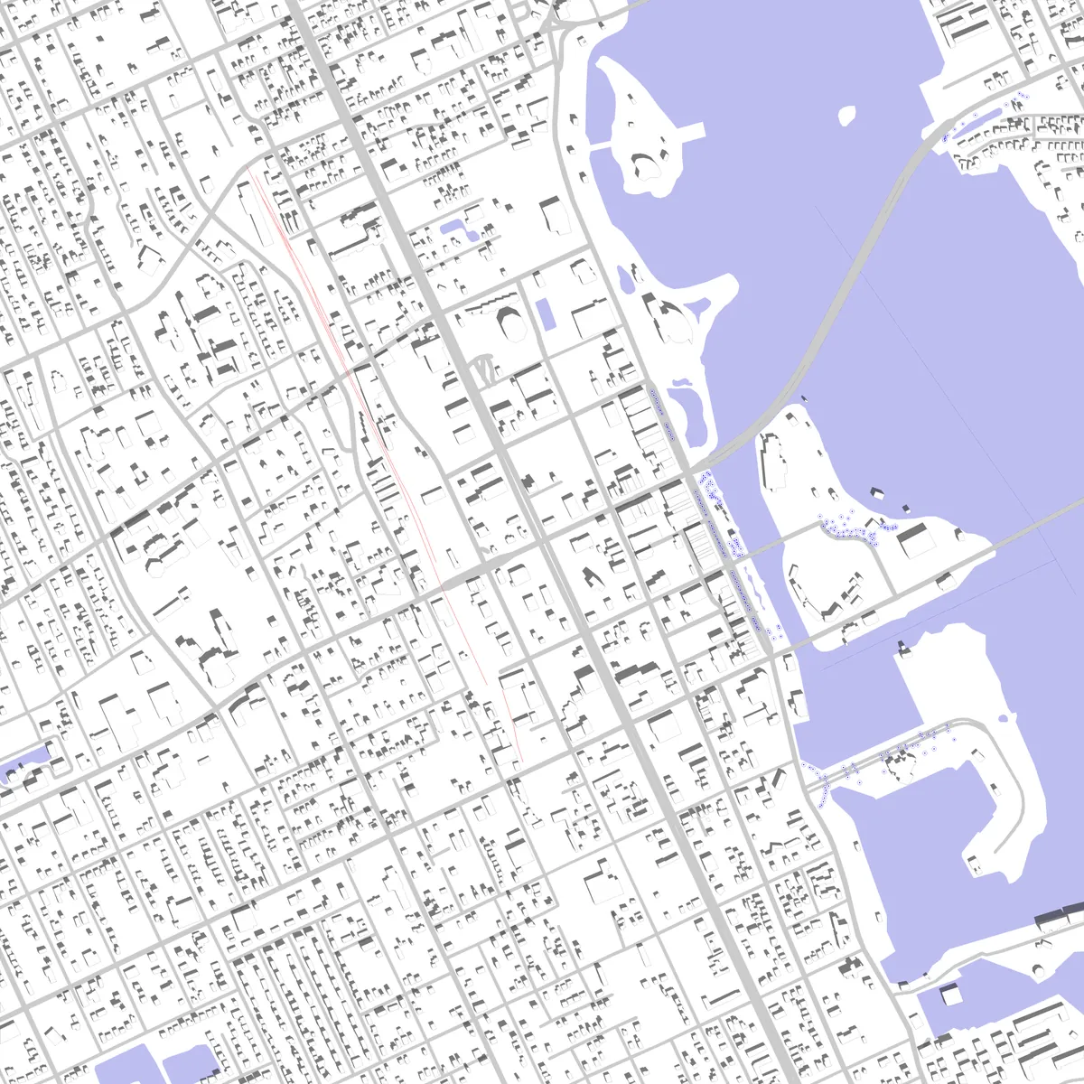 Daytona Beach site plan (2.5 km)