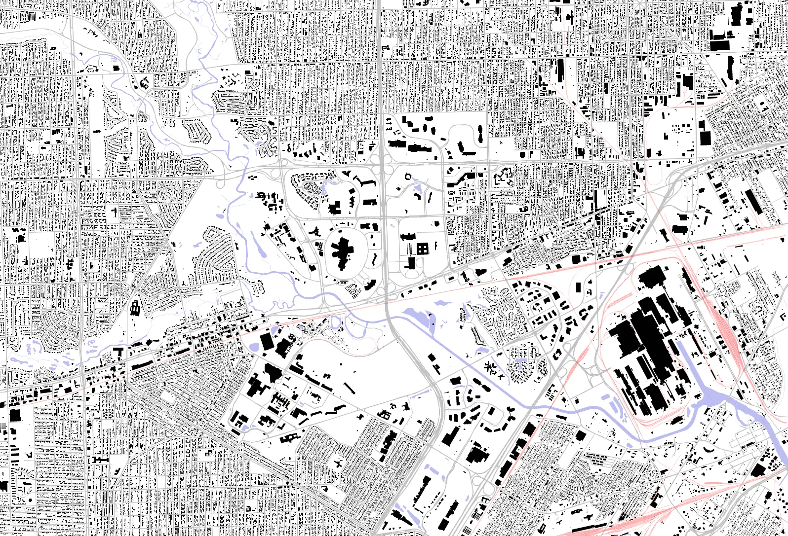 Dearborn figure ground plan